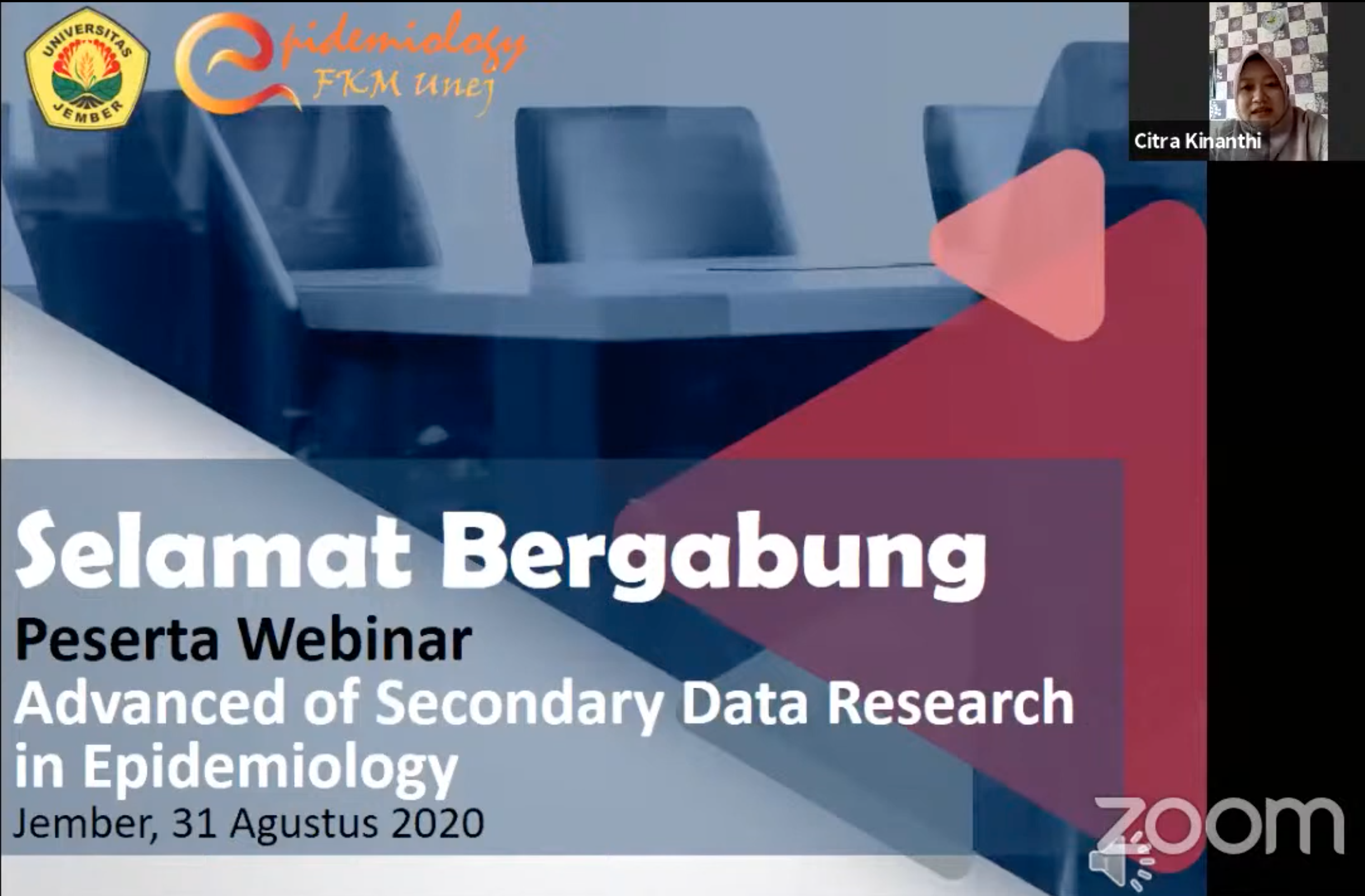 Webinar Series 3 Epidemiologi: Advance of Secondary Data Research in Epidemiology