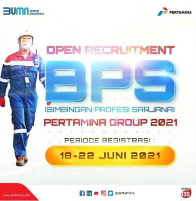 Rekrutmen BPS Pertamina 2021