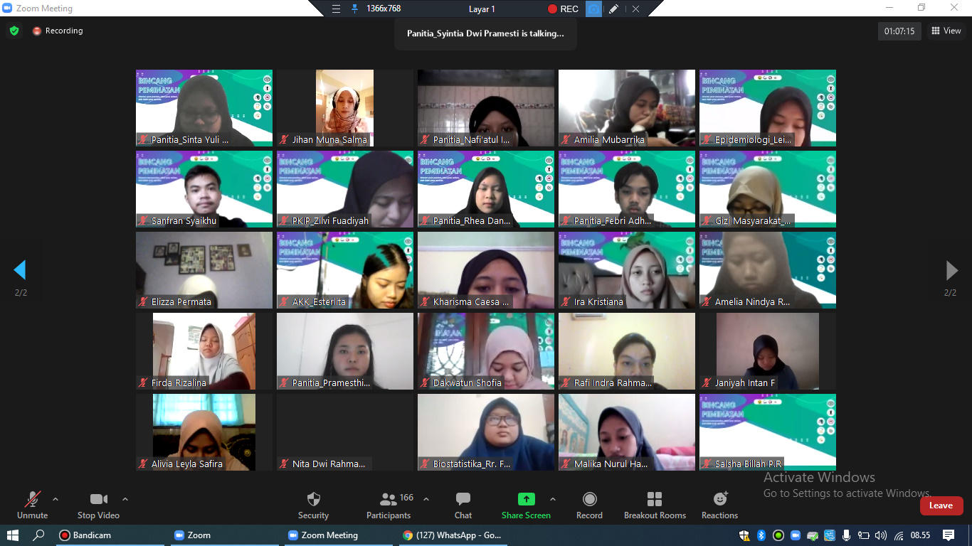 Bincang Peminatan 2021: Choose Your Passion, Take Your Action, and Claim Your Succes