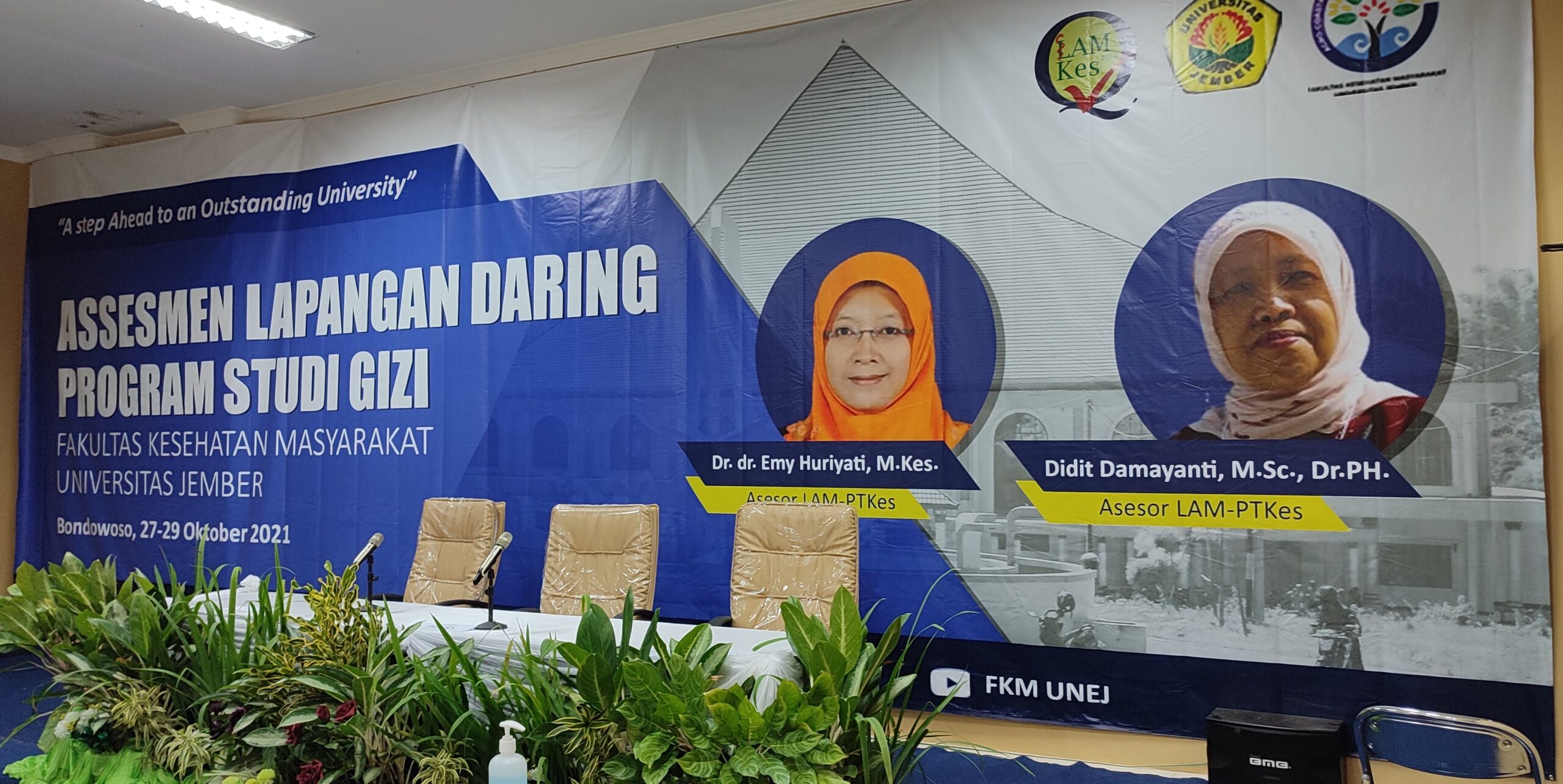 Visitasi Lapangan Daring Program Studi Gizi 27-29 Oktober 2021