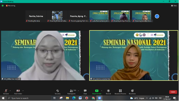 Pembukaan acara seminar