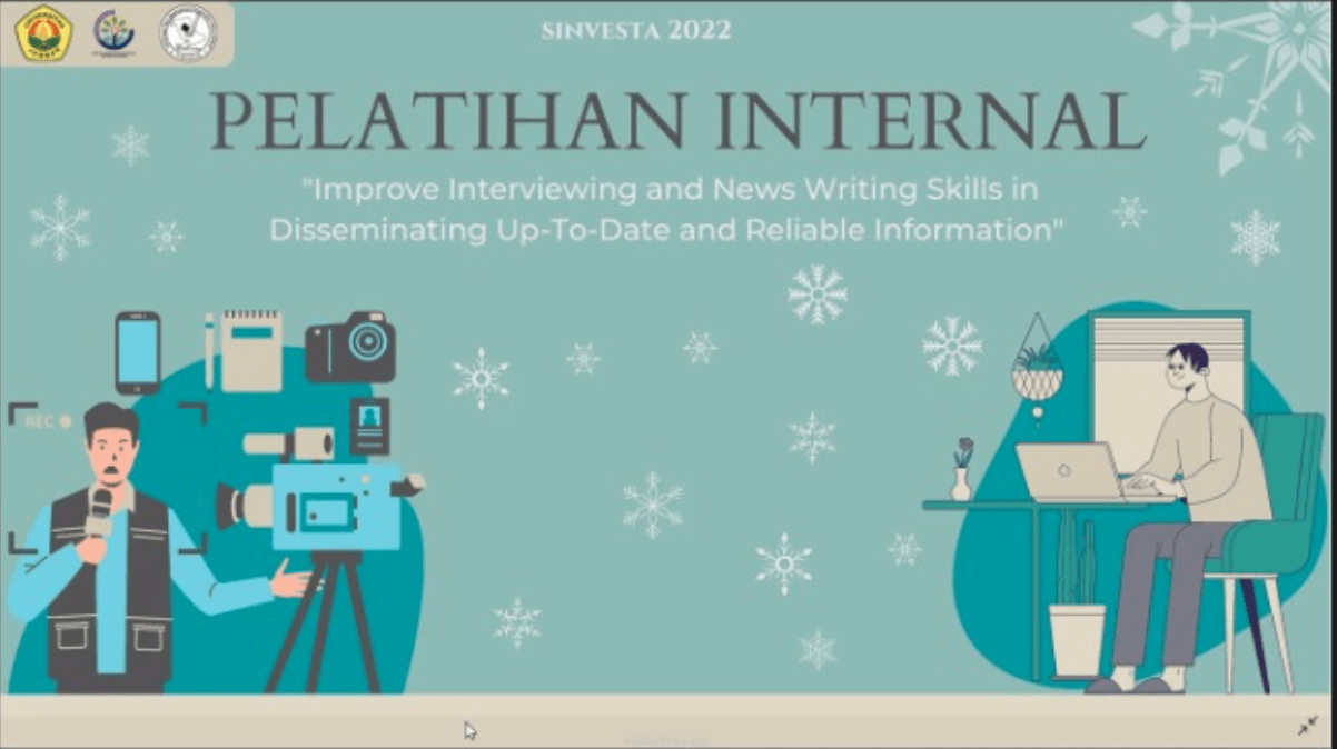 Peningkatan dan Pengembangan Pengetahuan serta Keterampilan Anggota LPMKM SINVESTA Melalui Kegiatan Pelatihan Kepenulisan dan Reportase atau Wawancara￼