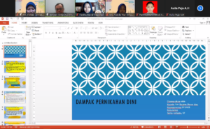 Pemaparan materi oleh Setijo Arlianto dari DP3AKB Jember