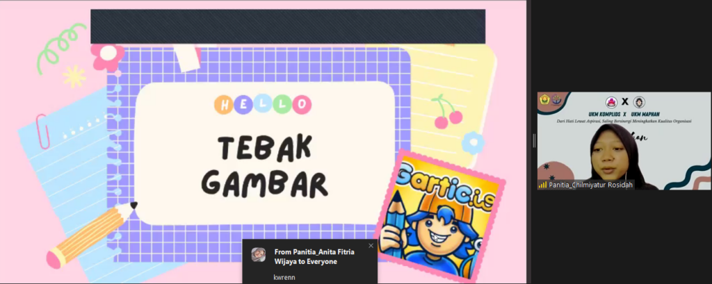 Acara games tebak gambar