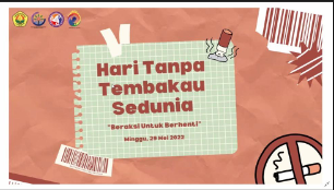 Peringatan Hari Tanpa Tembakau Sedunia Tahun 2022