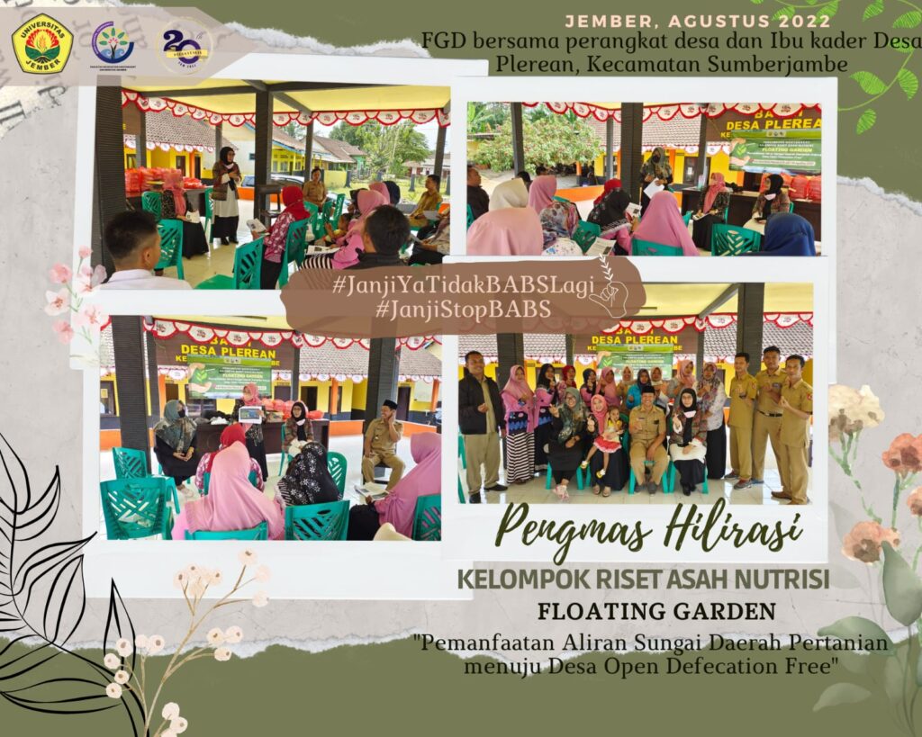 Keris Dimas Asah Nutrisi - Pemanfaatan Aliran Sungai Daerah Pertanian Menuju Desa Open Defecation Free