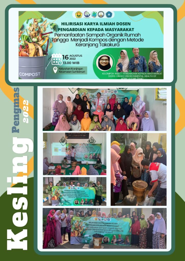 Keris Dimas EHA - Pemanfaatan Sampah Organi Rumah Tangga menjadi Kompos dengan Metode Keranjang Takakura