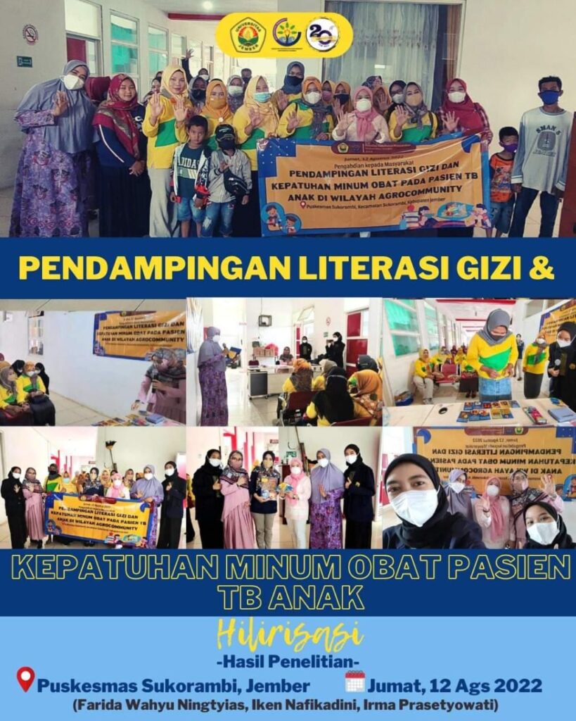 Pendampingan Literasi Gizi dan Kepatuhan Minum Obat Pasien TB Anak