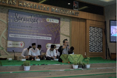 Sarasehan Civitas Akademika FKM UNEJ oleh UKMKI Ash-Shihah