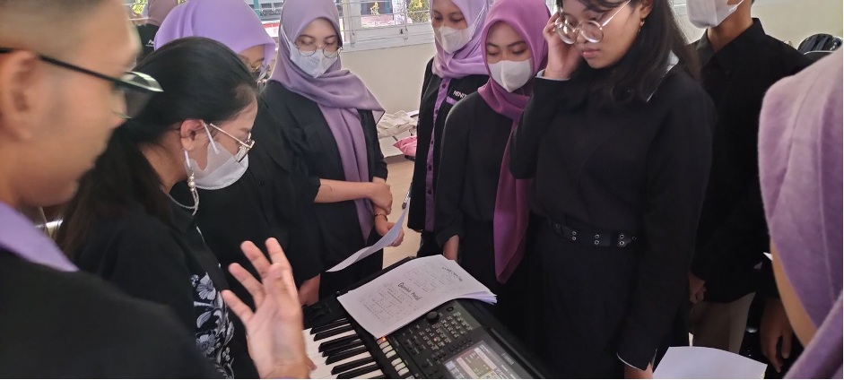 Sesi pelatiahan keyboard