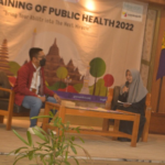 Pemaparan Materi Ke-1- Media dan Komunikasi oleh Bapak Taufan Asrisyah Ode, S.KM., M.Kes.