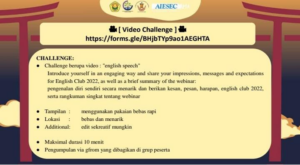 Challenge bagi peserta